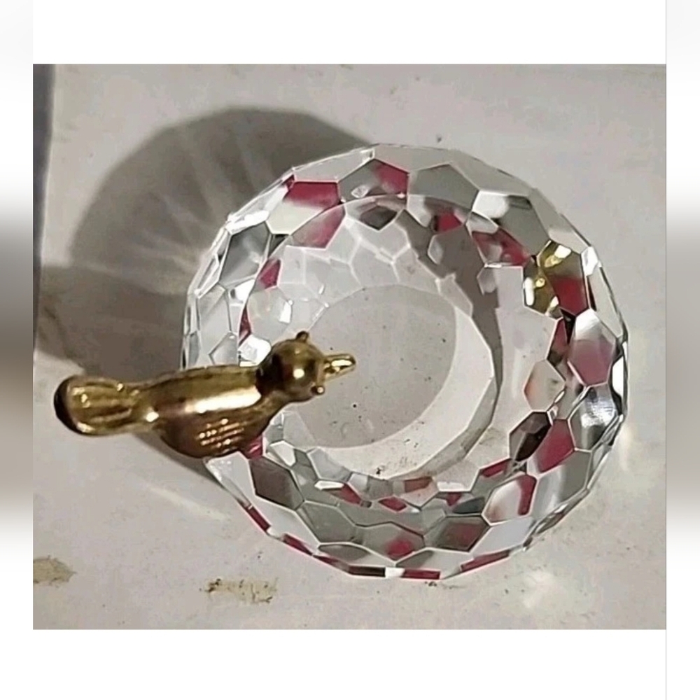 Crystal Bird Accent Decor